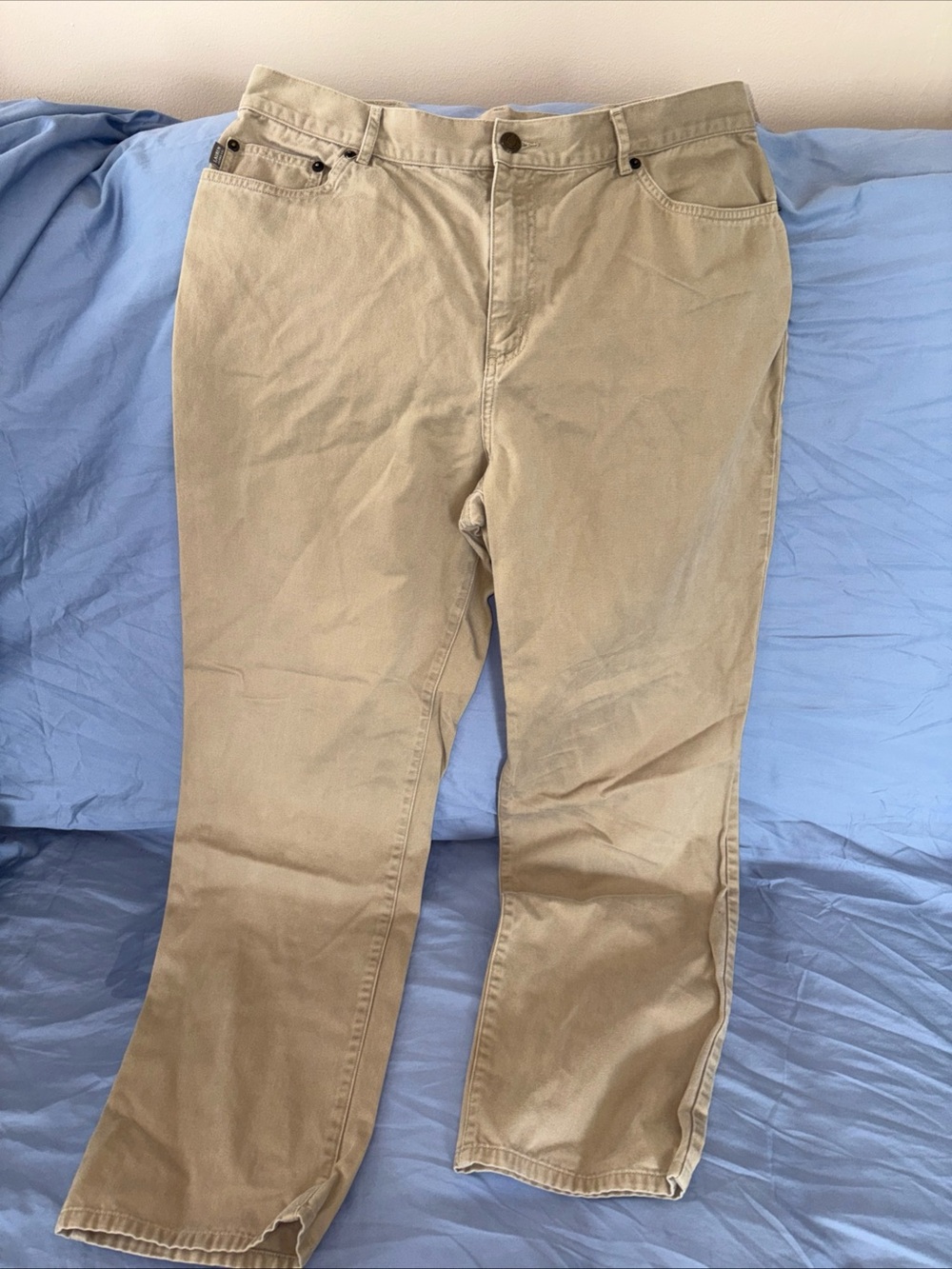 Ralph Lauren Tan Lauren Jeans Co. Cotton Chinos